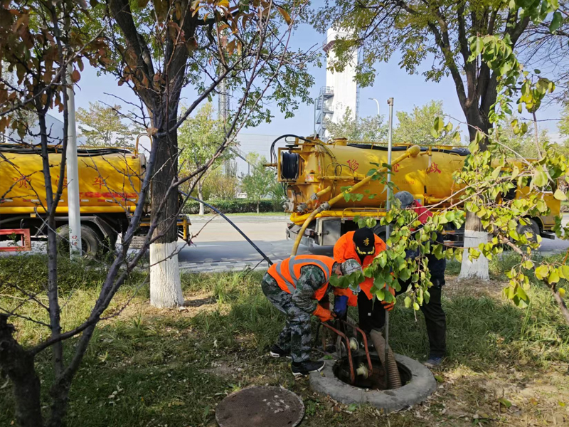 工人新村厂区管道清洗